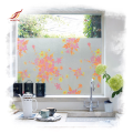 flowers decorative glass films for window privacy frost